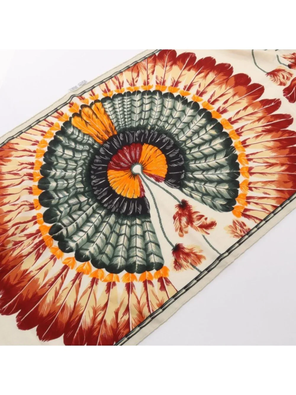 Hermes Shawl Rectangle Brazil Silk Scarf - Picture 4 of 9